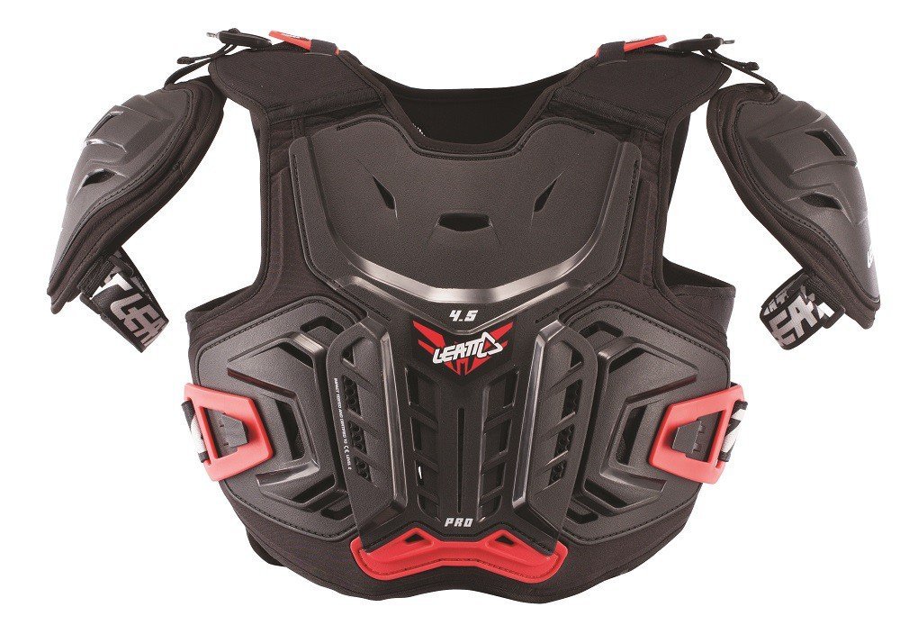 Защита панцирь подростковый Leatt Chest Protector 4.5 Pro Junior, Black/Red, L/XL, 2024