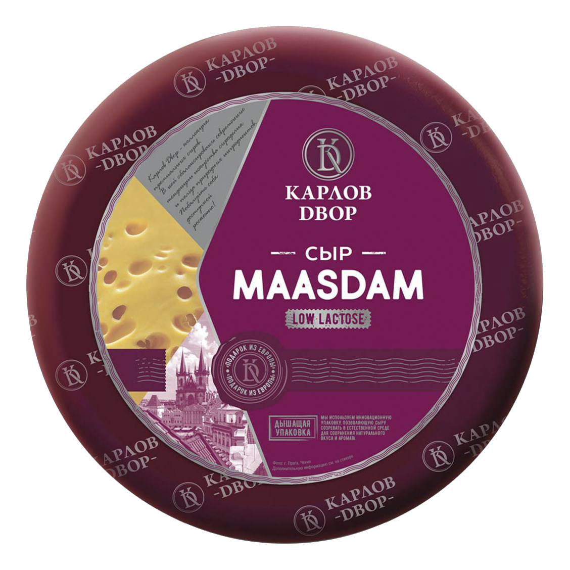 

Сыр Карлов Двор Маасдам 45%