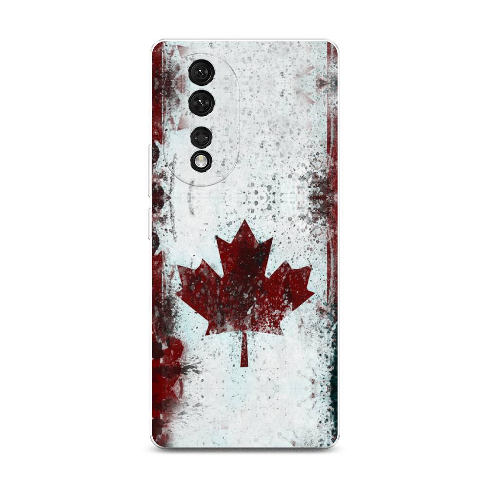 

Чехол Awog на Honor 80 "Канада", Белый;красный;черный, 6120350-5