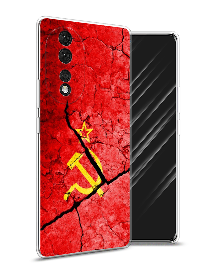 

Чехол Awog на Honor 80 "СССР", Красный;черный;желтый, 6120350-5