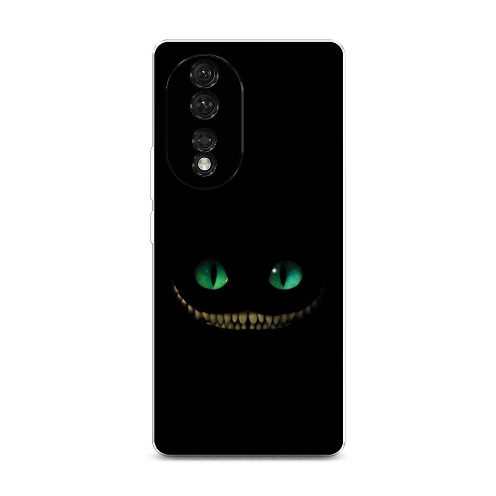 

Чехол Awog для Honor 80 "Зеленоглазый чеширский кот", Черный, 6120350-10