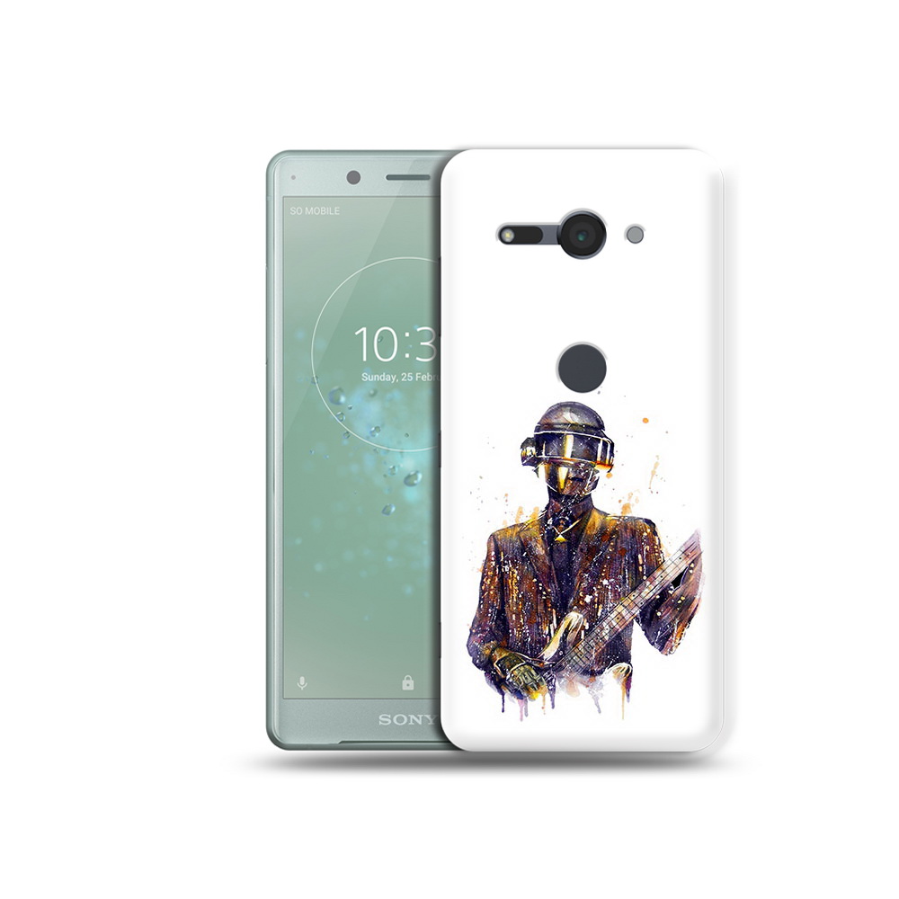 

Чехол MyPads Tocco для Sony Xperia XZ2 Compact космо-гитарист, Прозрачный, Tocco