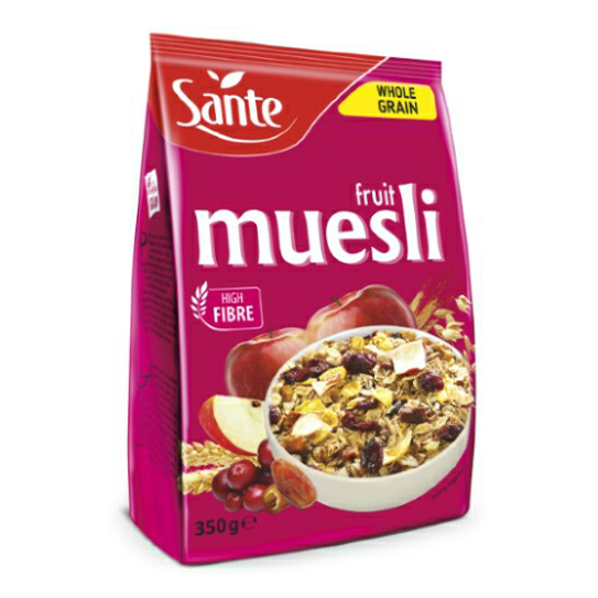 

Мюсли Sante мультизлаковые фруктовые 350 г