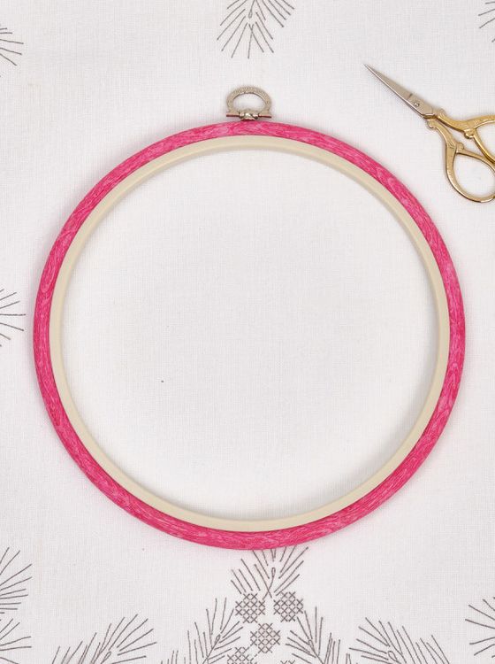 

Пяльцы-рамка каучуковые диаметр 205 мм, h=10, Nurge 230-4-pink, Красный