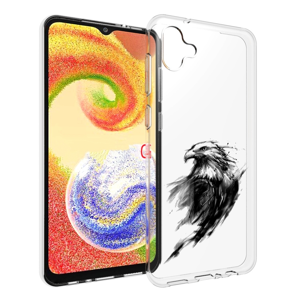 

Чехол MyPads чб птица для Samsung Galaxy A04, Прозрачный, Tocco