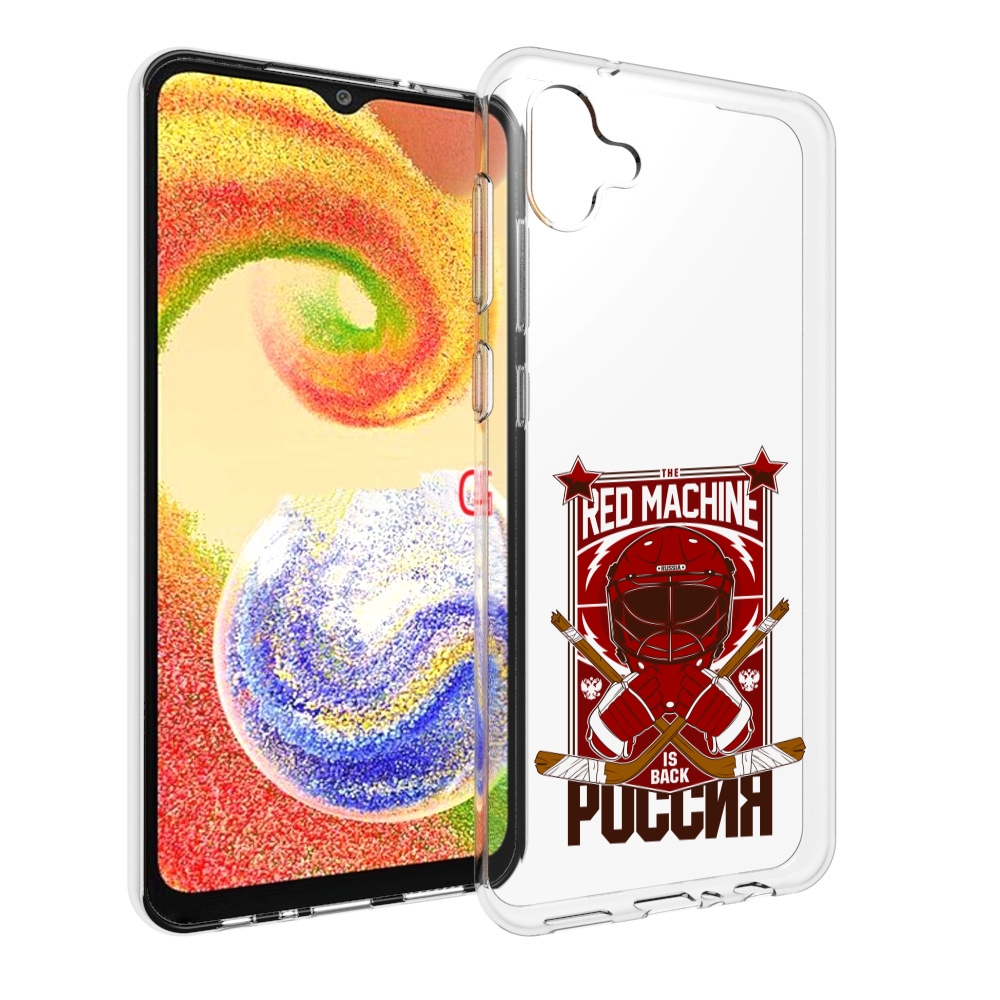 

Чехол MyPads хоккей россия для Samsung Galaxy A04, Прозрачный, Tocco