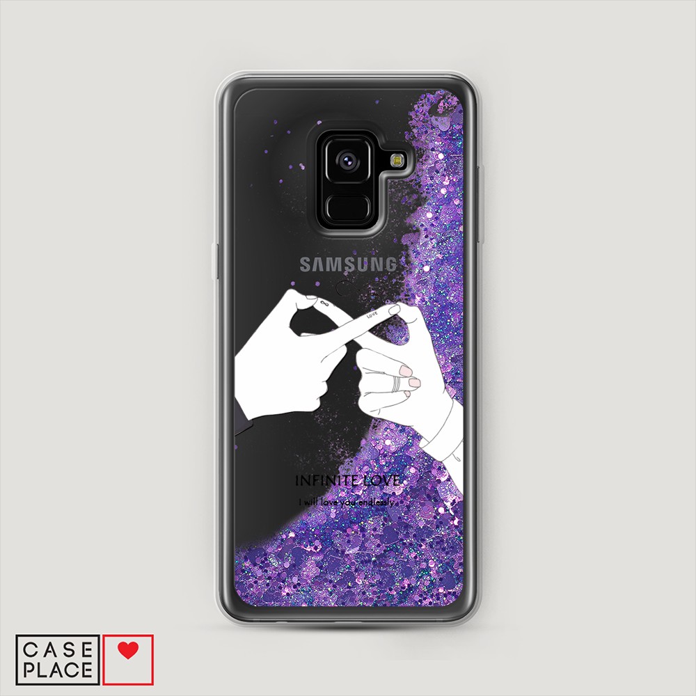 

Чехол Awog на Samsung Galaxy A8 2018 "Любовь навсегда", Разноцветный, 25492-1
