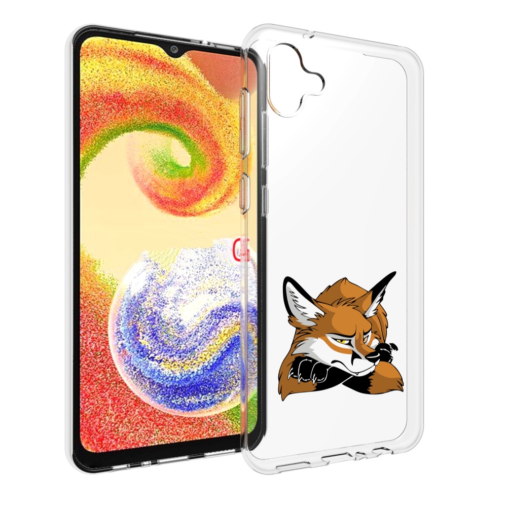 

Чехол MyPads фокс для Samsung Galaxy A04, Прозрачный, Tocco