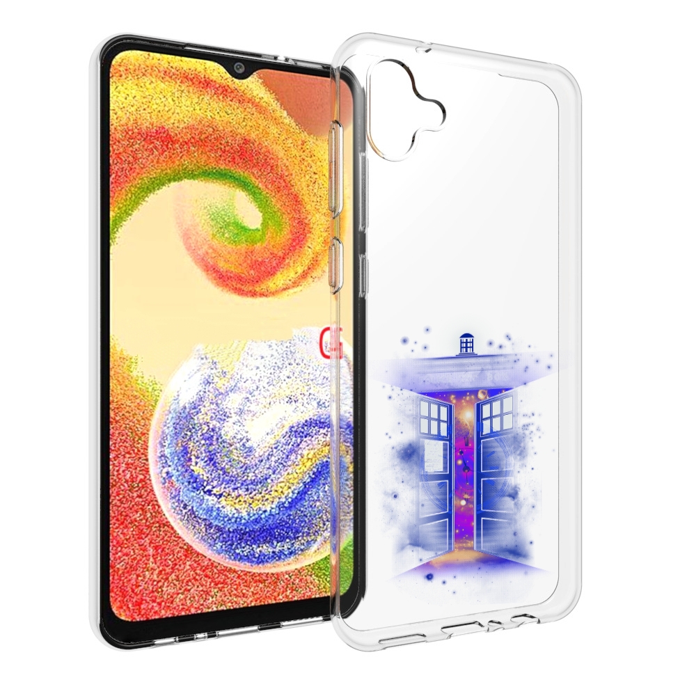 

Чехол MyPads фиолетовый уголок абстракция для Samsung Galaxy A04, Прозрачный, Tocco