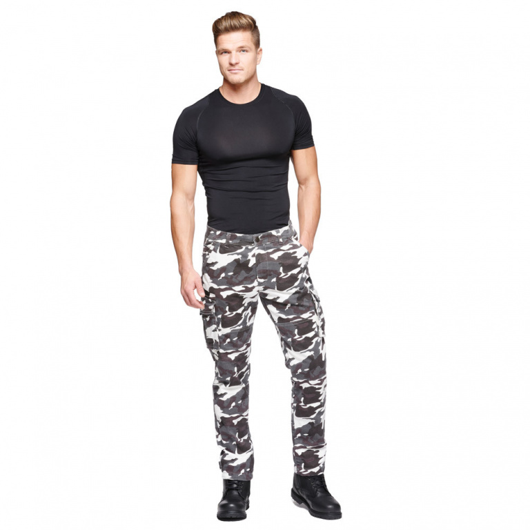 Мотоштаны Sweep Jungle camo black/white 38/34