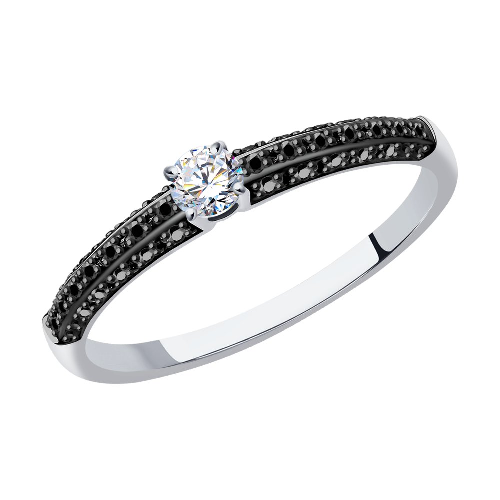 

Кольцо из белого золота с бриллиантом р. , SOKOLOV Diamonds 7010085-3, 7010085-3