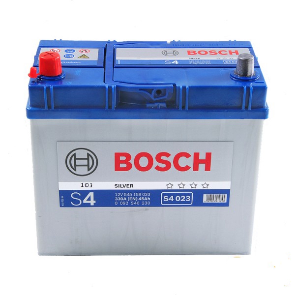 

Аккумуляторная батарея BOSCH 45 А/ч 129x238x277 12v Прямая полярность 330A