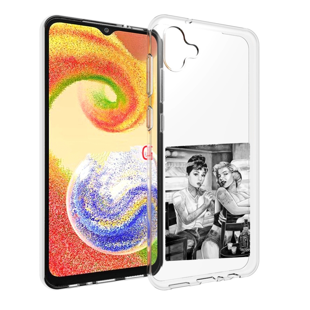 

Чехол MyPads тату мастер для Samsung Galaxy A04, Прозрачный, Tocco