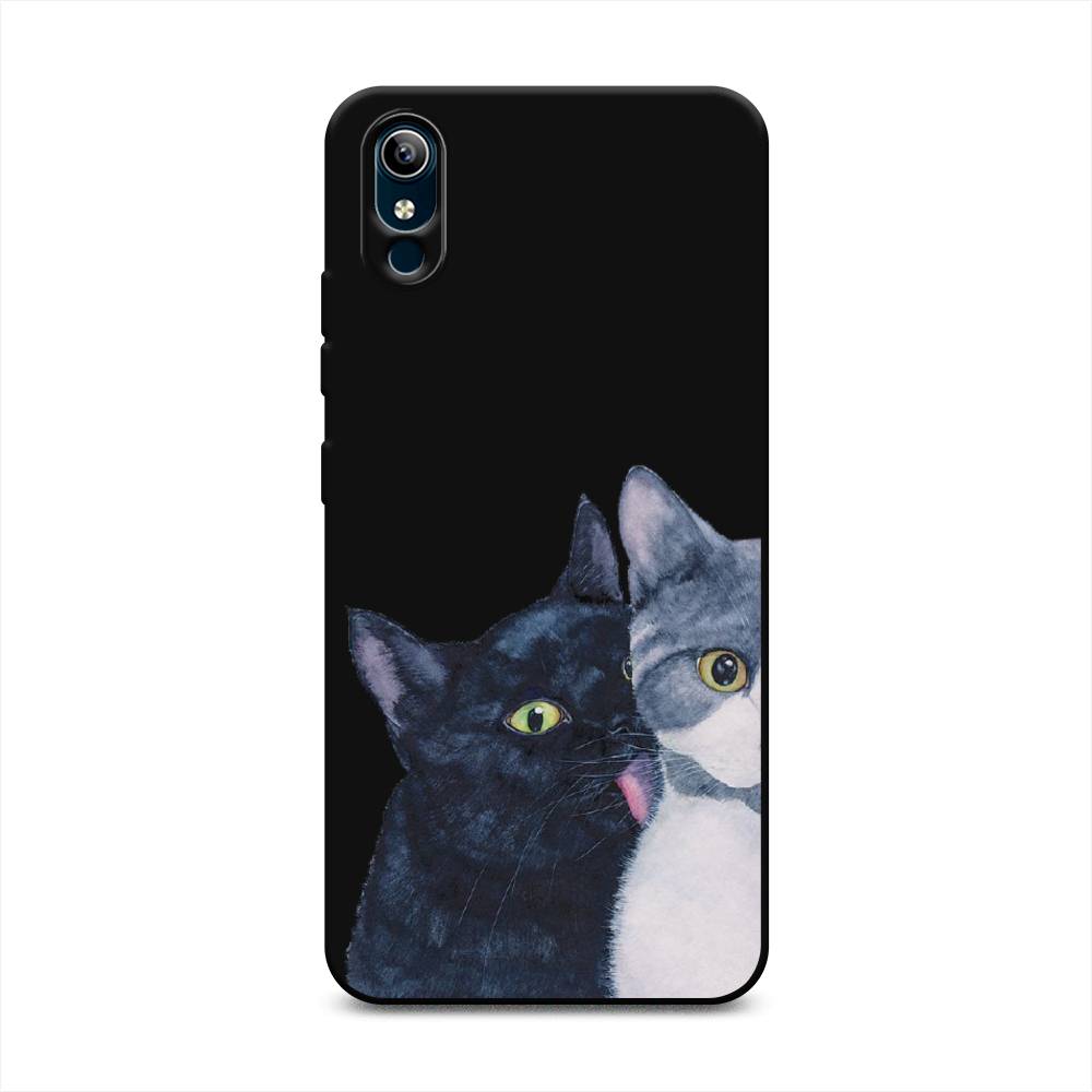 

Чехол Awog на Vivo Y91c/Y1s "Кошачья любовь", Разноцветный, 262852-1