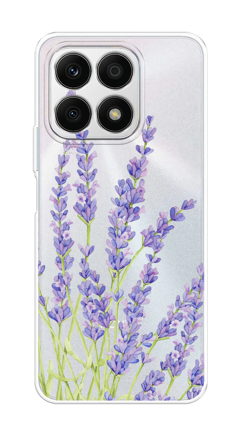 

Чехол на Honor X8A "Лавандовые стебли", Фиолетовый;зеленый, 6120750-1