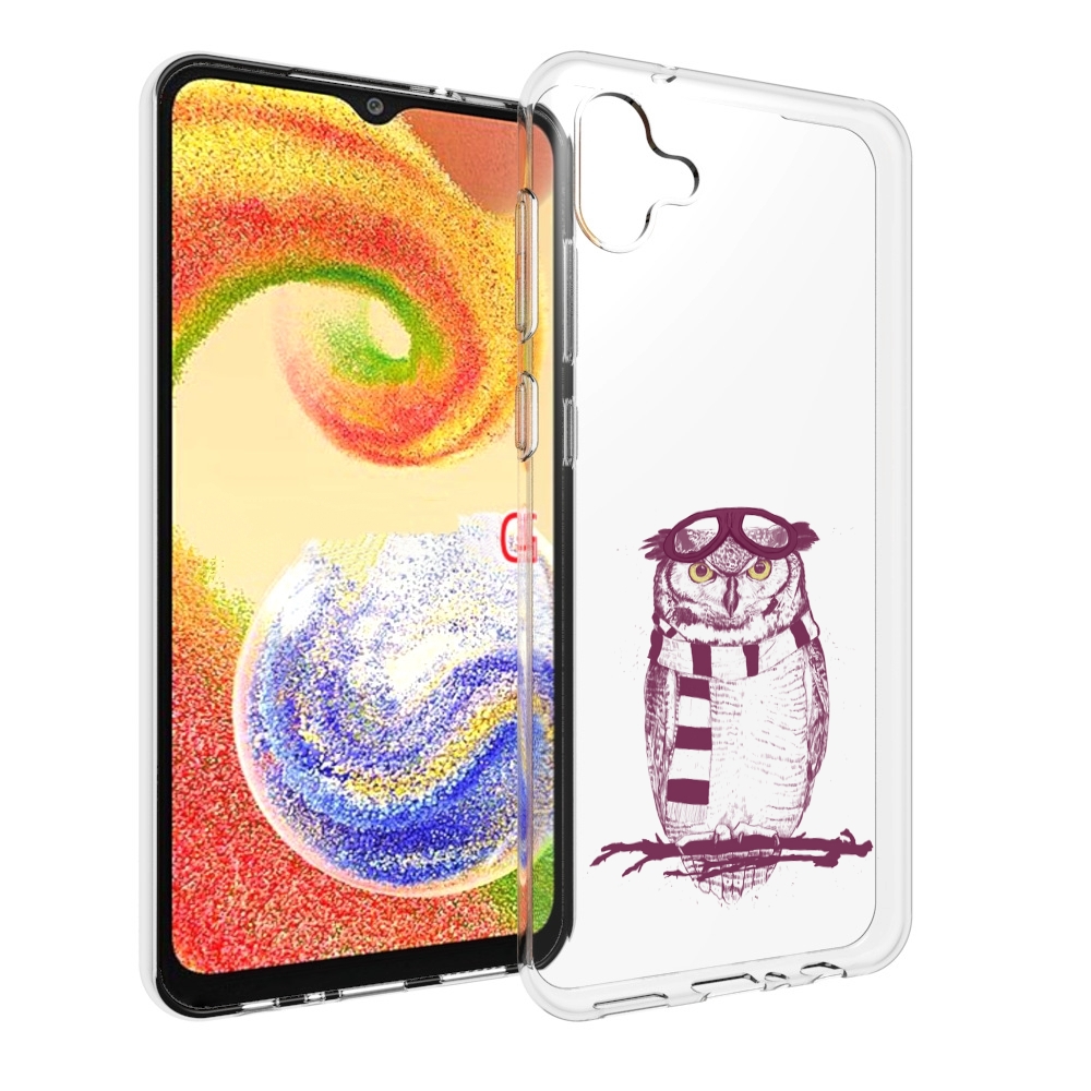 

Чехол MyPads сова-летчик для Samsung Galaxy A04, Прозрачный, Tocco