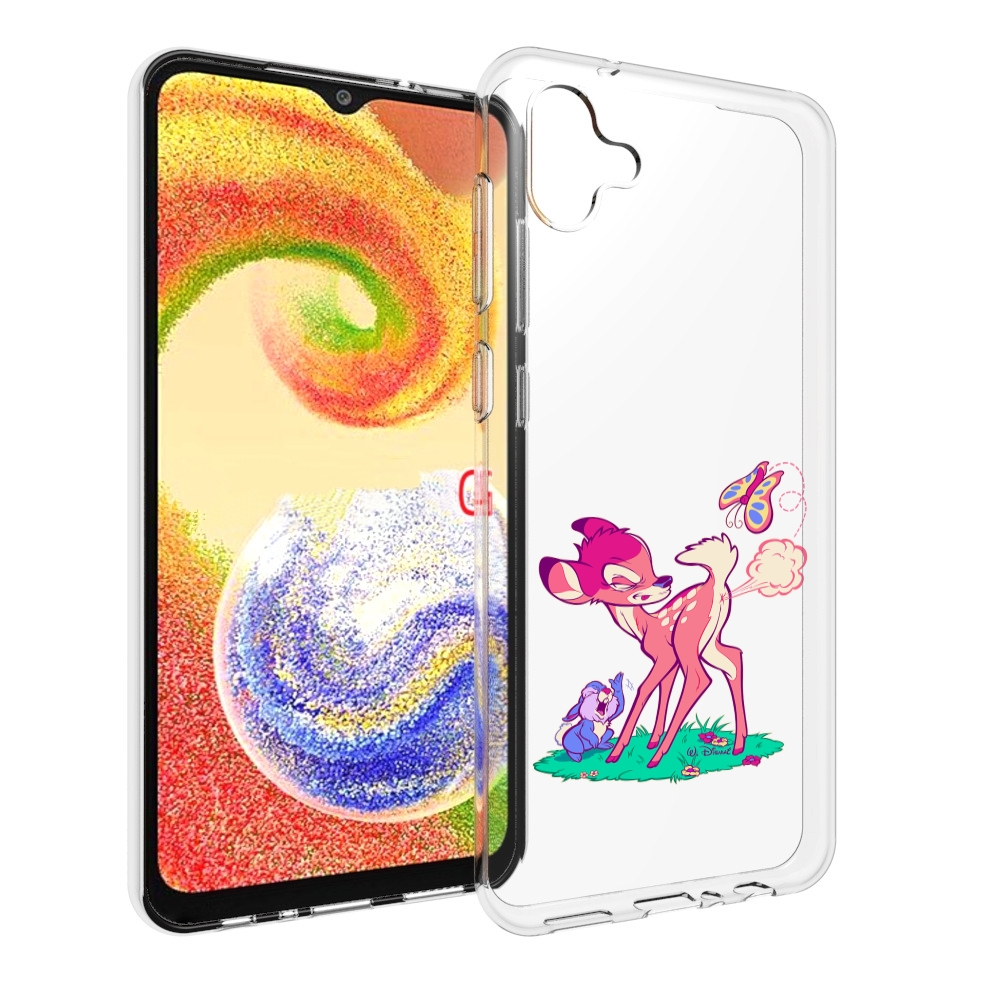 

Чехол MyPads смешной олененок для Samsung Galaxy A04, Прозрачный, Tocco