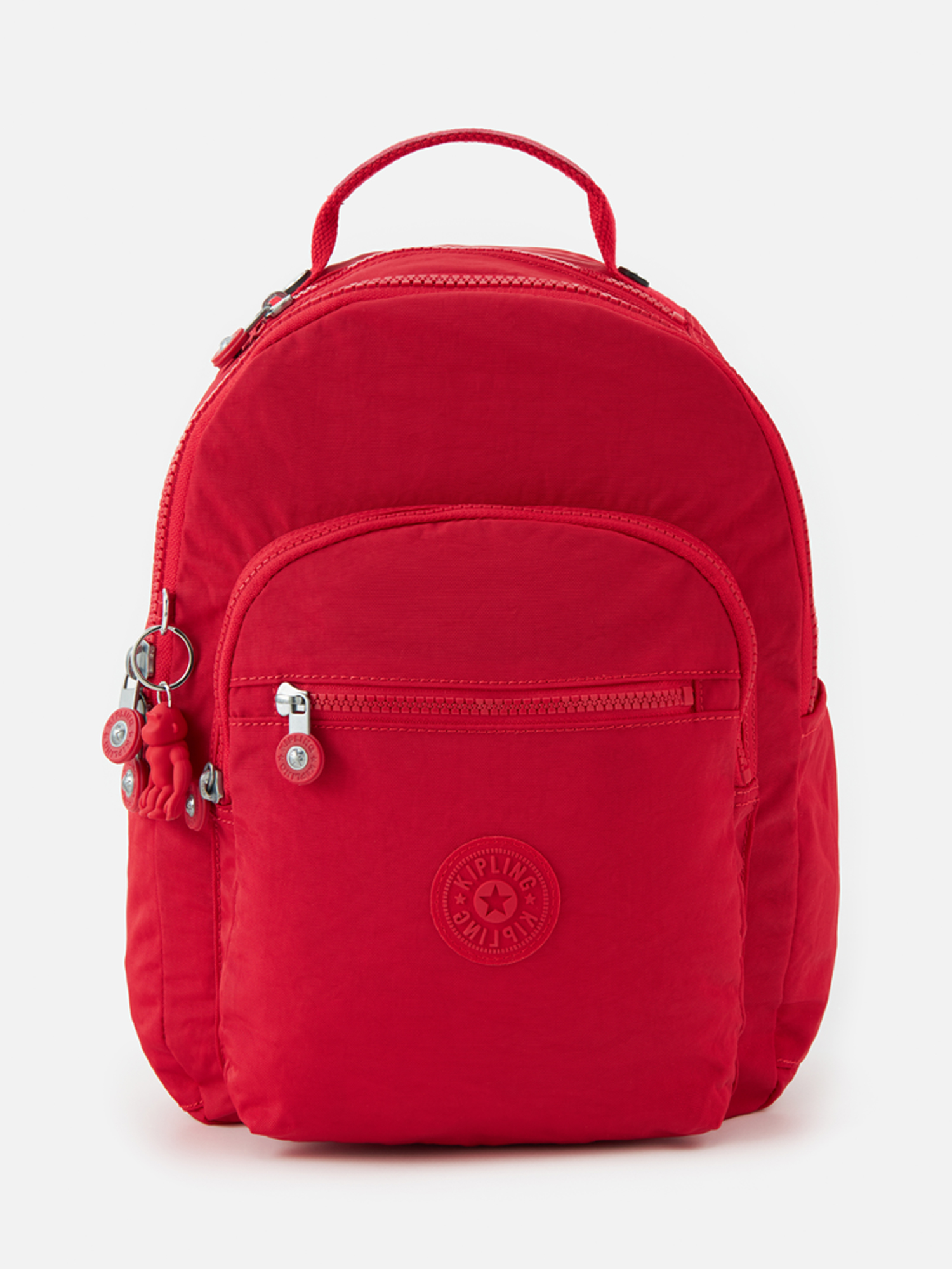 Рюкзак женский Kipling Seoul S красный, 25,5х35х16 см