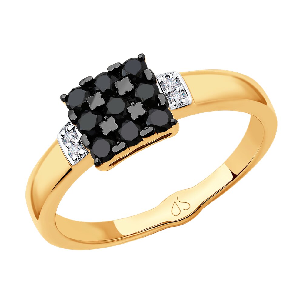 

Кольцо из золота р.  SOKOLOV Diamonds 7010049, бриллиант, 7010049