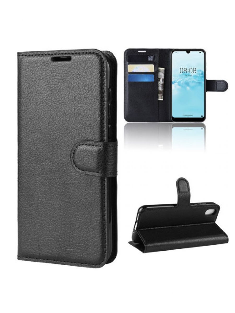 

Чехол Wallet для смартфона Honor 8S, Huawei Y5 2019 черный