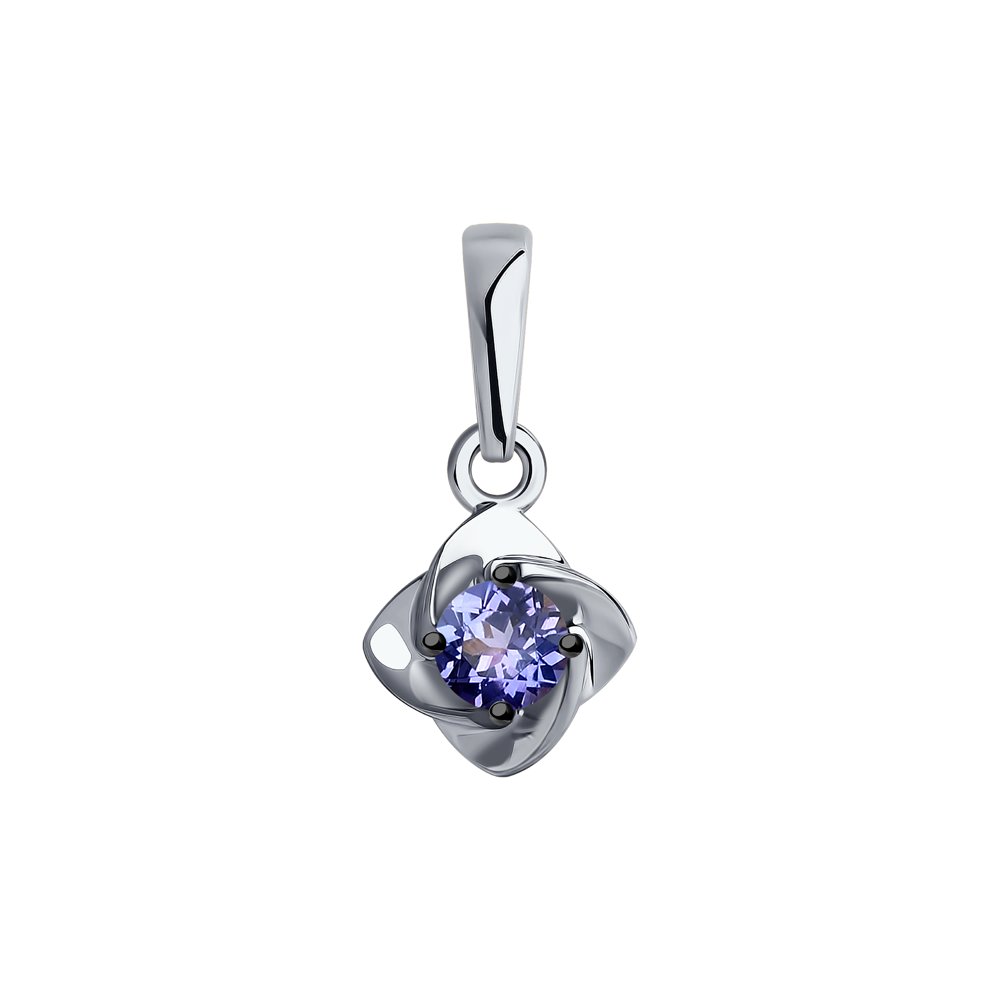 

Кулон из белого золота SOKOLOV Diamonds 6034083, танзанит, 6034083