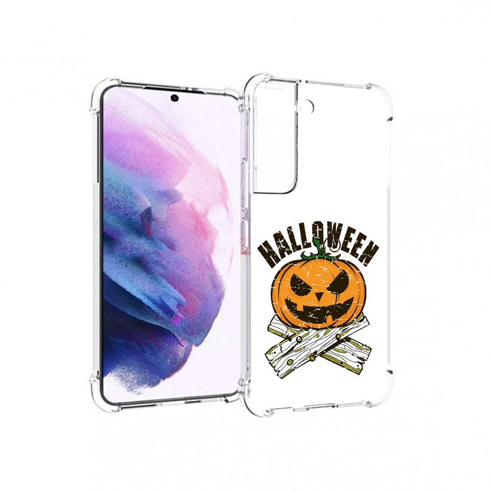 

Чехол MyPads Tocco для Samsung Galaxy S22 Хэллоуин доски тыква (PT194926.508.194), Прозрачный, Tocco