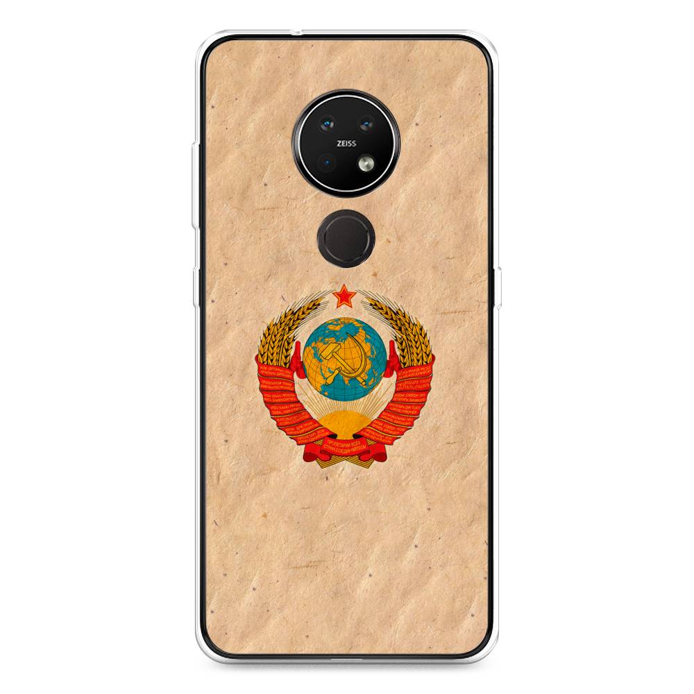 

Чехол Awog на Nokia 7.2 / Нокиа 7.2 "Союз пролетариев", Бежевый;красный, 123150-10