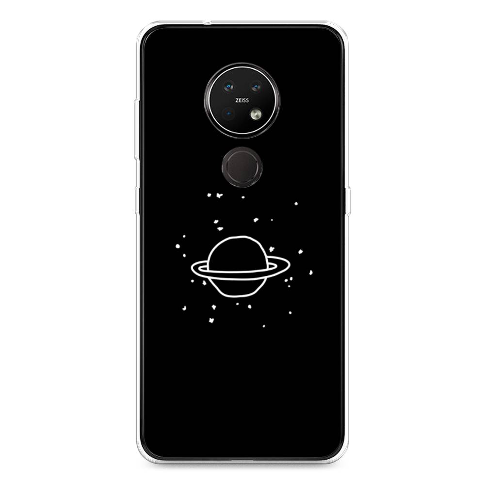 

Чехол Awog на Nokia 7.2 / Нокиа 7.2 "Дудл Юпитера", Белый;черный, 123150-4