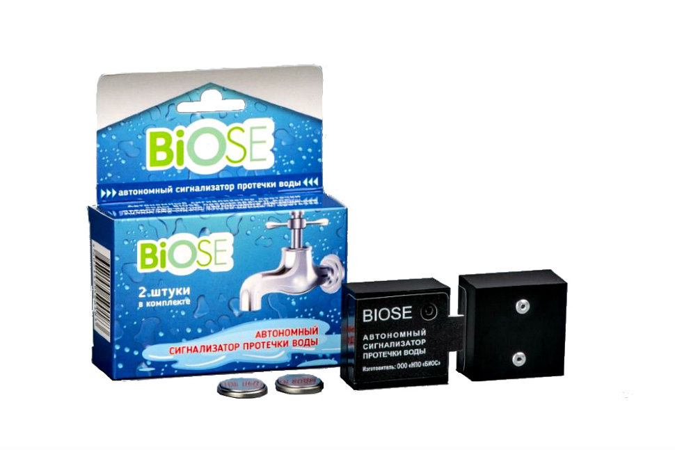 Автономный  сигнализатор протечки воды BIOSE Биос звуковой автономный отпугиватель кротов экоснайпер