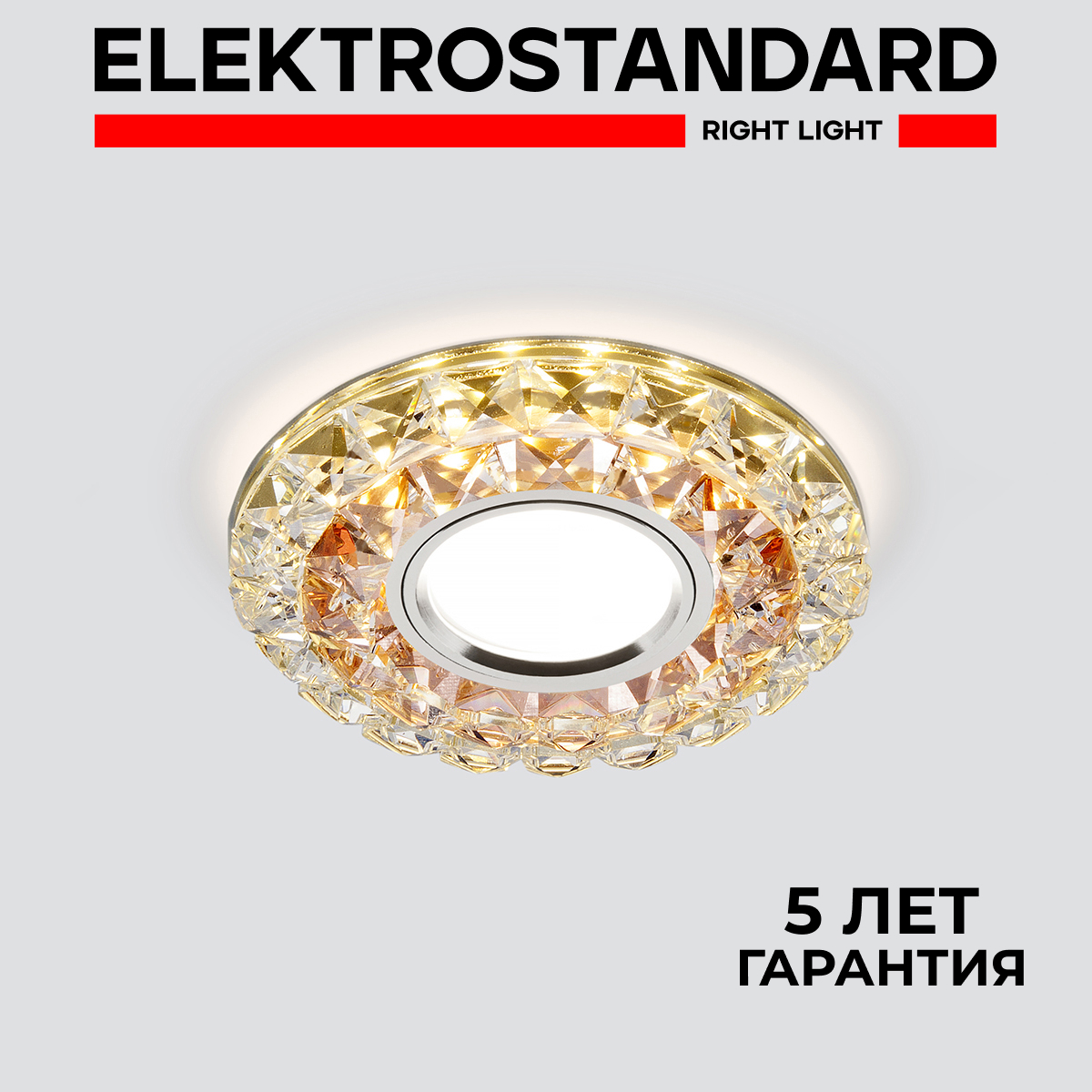 

Встраиваемый светильник Elektrostandard 2170 MR16 GC/CL тонированный прозрачный