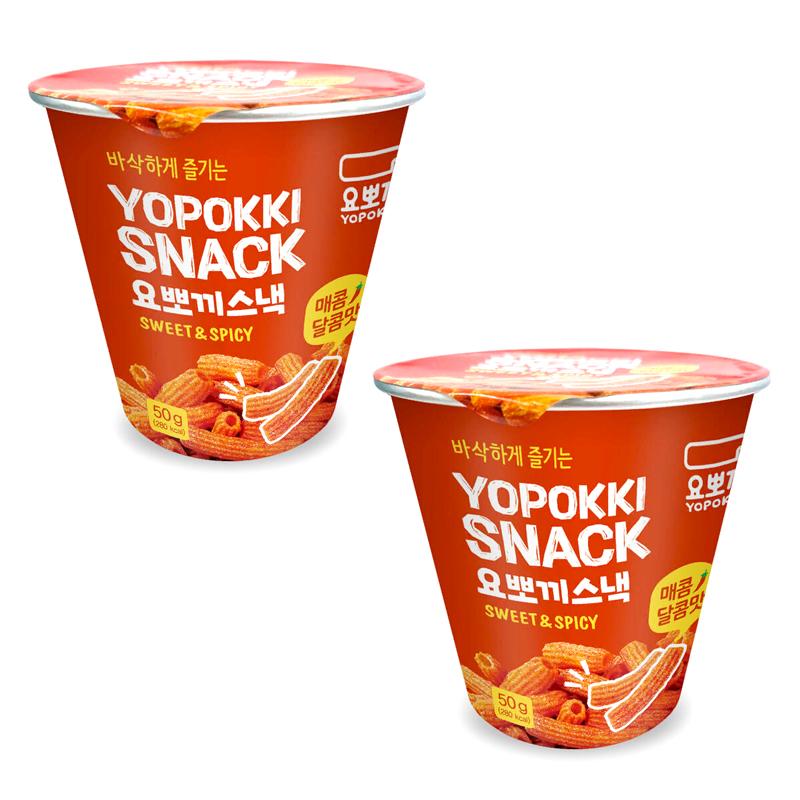 Снек Yopokki остро-пряный Sweet&Spicy (2 шт. по 50 г)