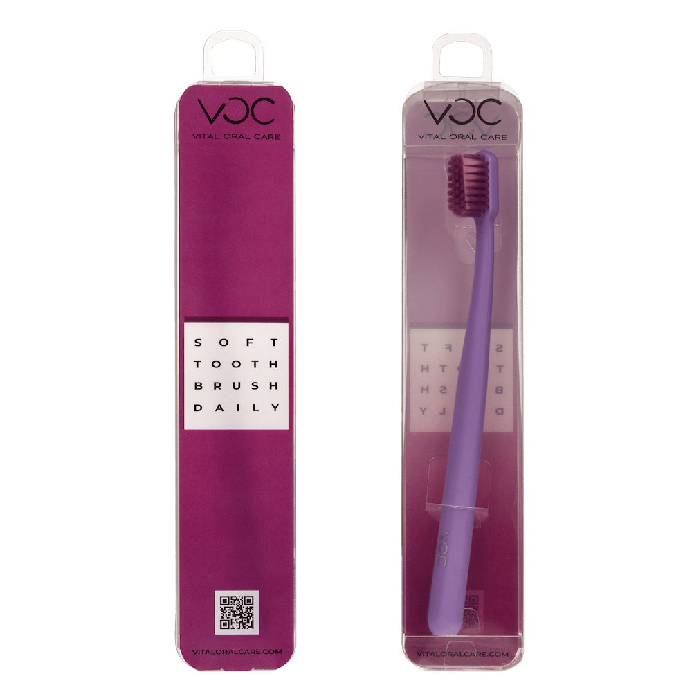 Зубная щетка VOC Daily Soft фиолетовая
