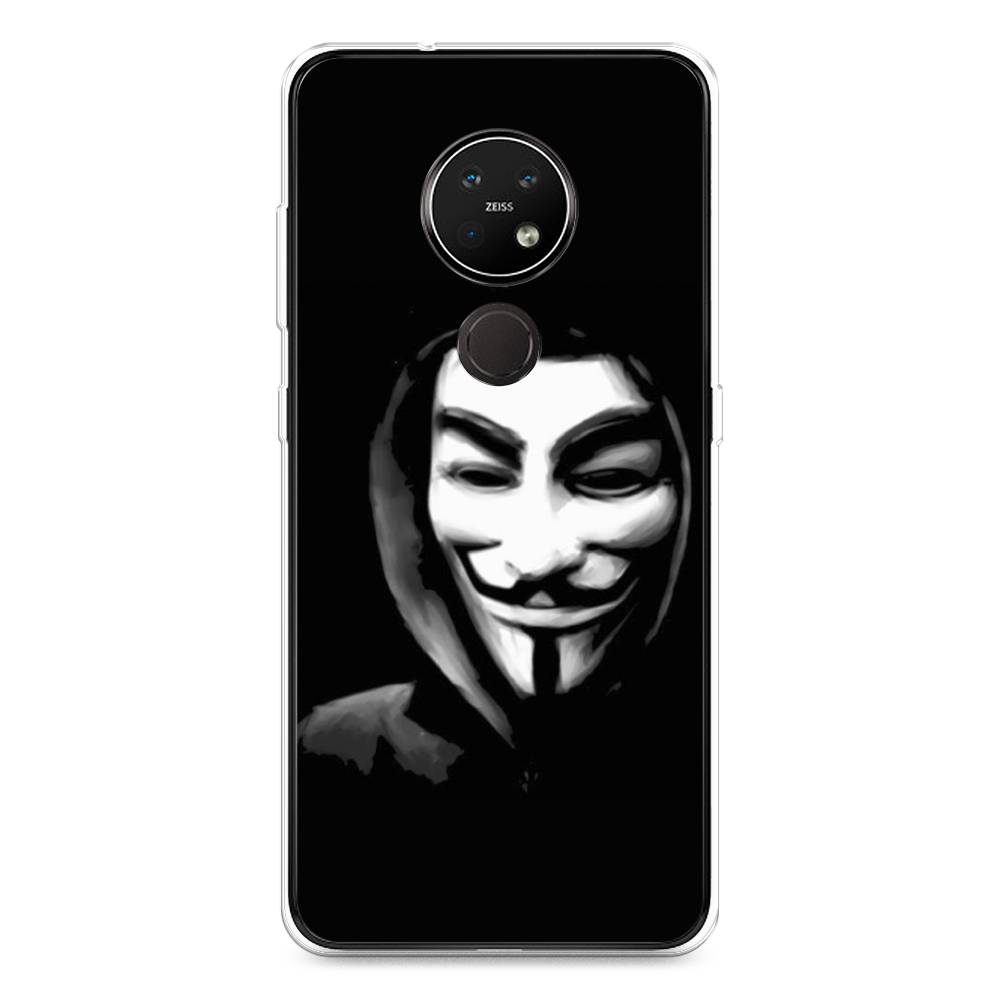 

Чехол Awog на Nokia 7.2 / Нокиа 7.2 "Анонимус", Черный;серый;белый, 123150-5