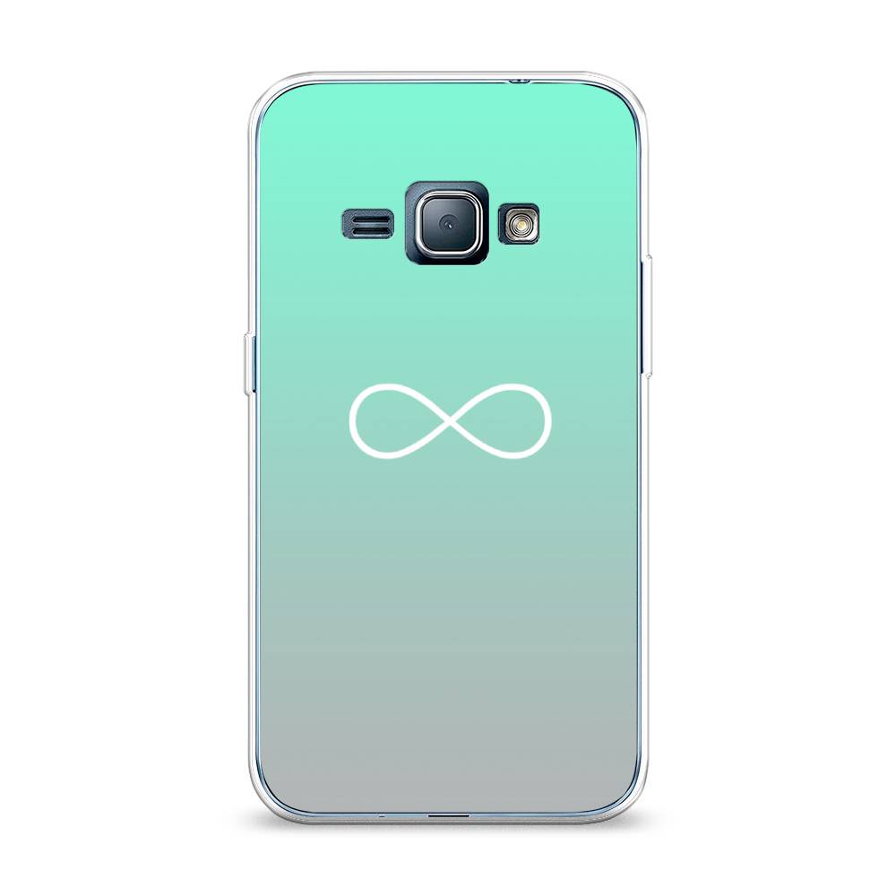 

Чехол Awog на Samsung Galaxy J1 2016 / Самсунг J1 2016 "Бесконечность от Тиффани", Голубой, 22150-4