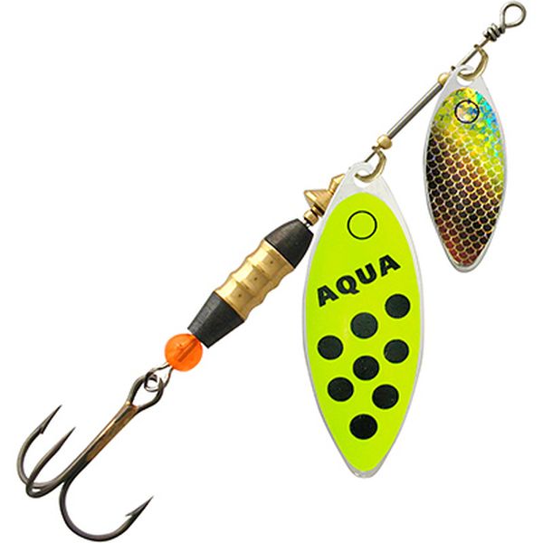 

Блесна AQUA DOUBLE LONG 16,0g, № 1 + № 3, DUL-03 (серебро, желтый, черный), 2 шт., Серебристый;желтый;черный, DOUBLE LONG вертушка