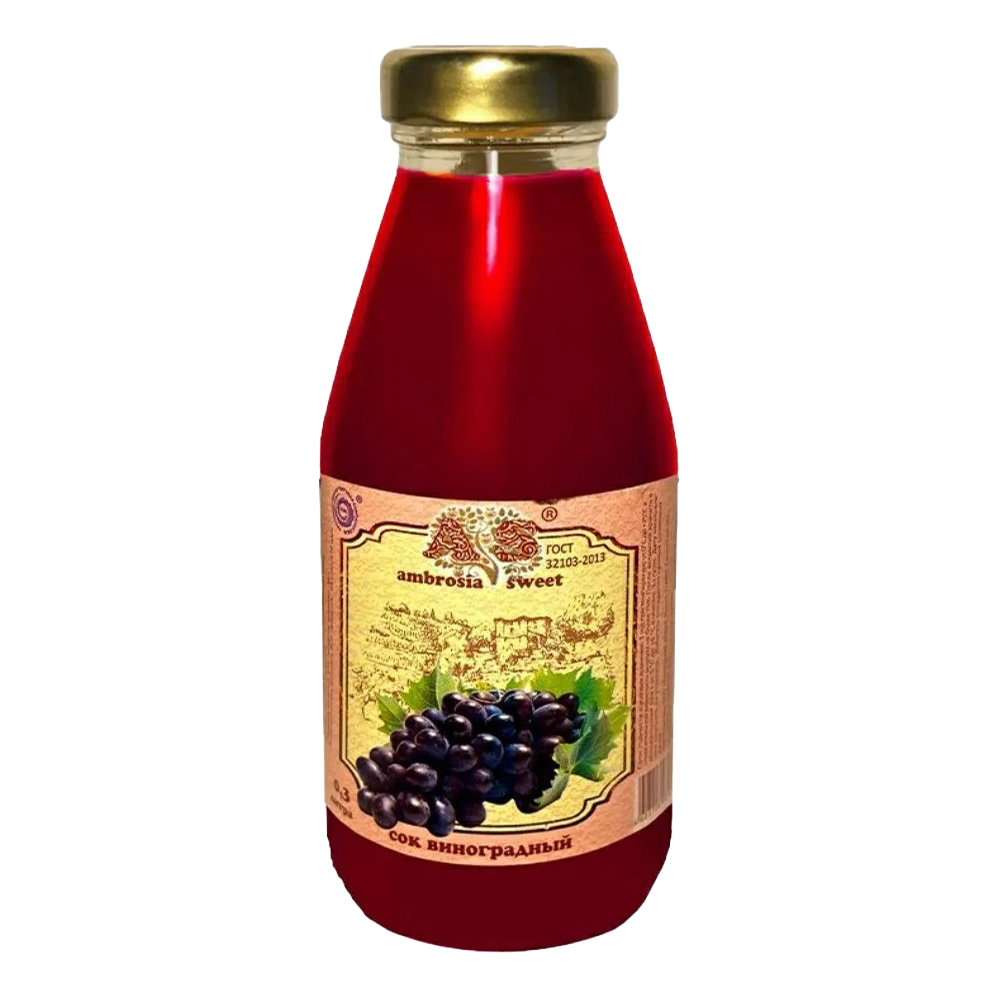 

Сок Ambrosia Sweet виноградный 330 мл