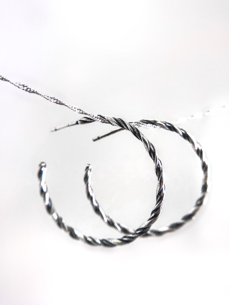 

Серьги из серебра Mood&Spur MS Jewellery Обруч, Обруч