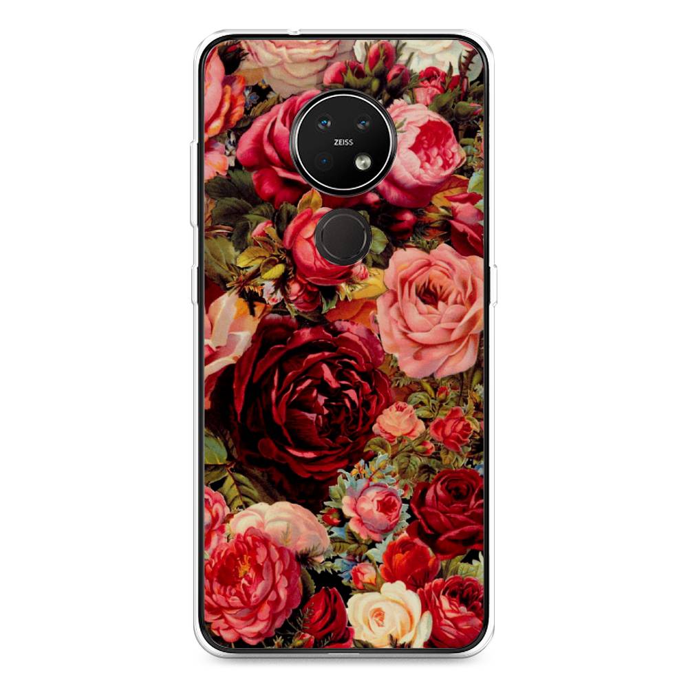 

Чехол Awog на Nokia 7.2 / Нокиа 7.2 "Розы винтажные", 123150-8