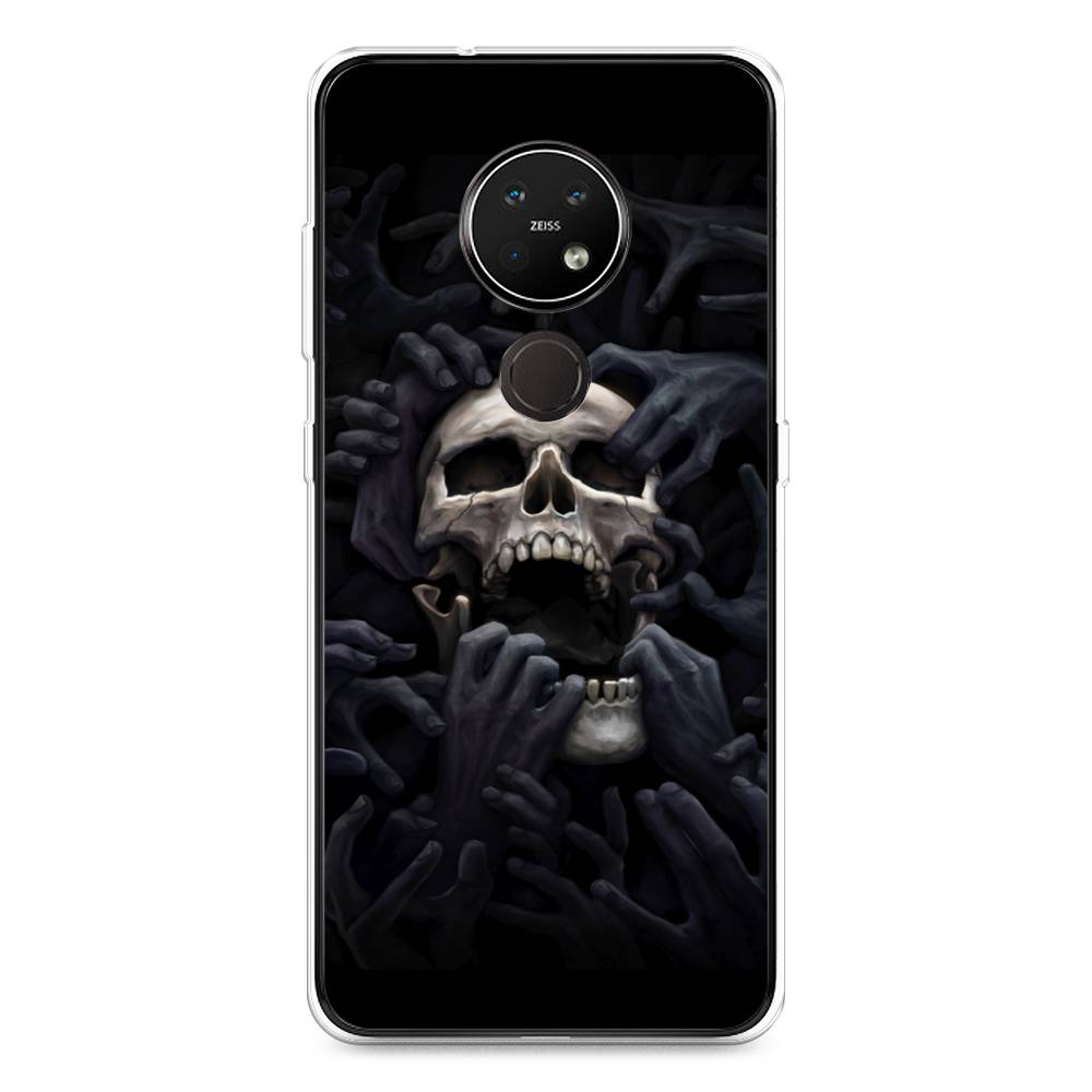 

Чехол Awog на Nokia 7.2 / Нокиа 7.2 "Череп 29", Черный;серый, 123150-9