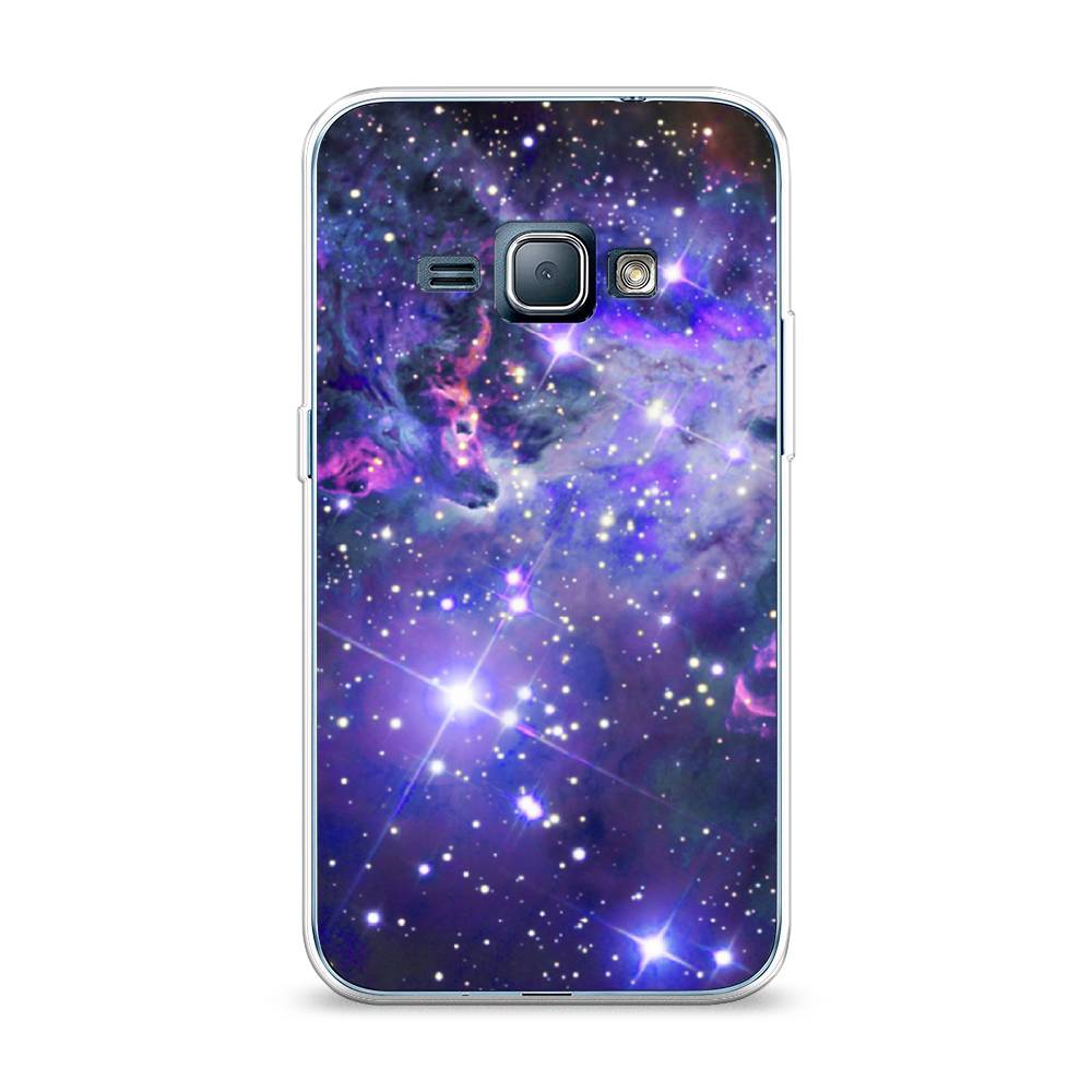 

Чехол Awog на Samsung Galaxy J1 2016 / Самсунг J1 2016 "Яркая галактика", Фиолетовый, 22150-4