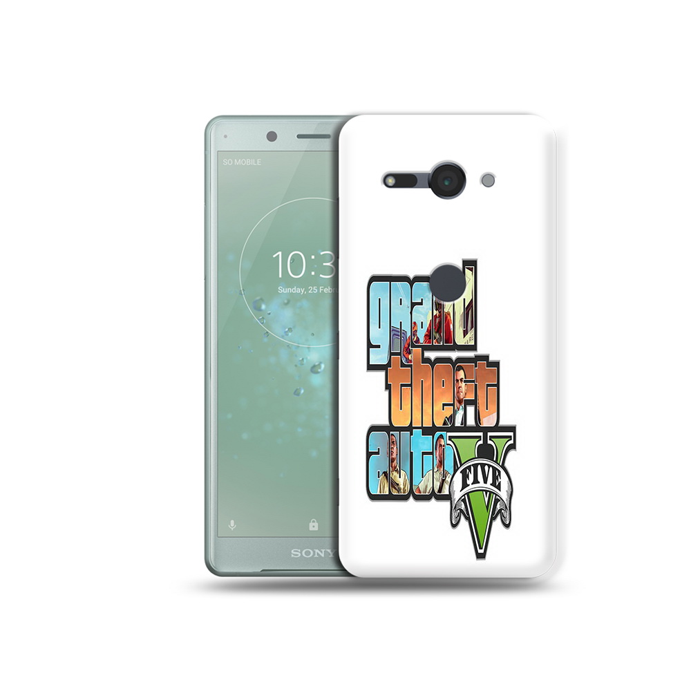 

Чехол MyPads Tocco для Sony Xperia XZ2 Compact игра гта, Прозрачный, Tocco
