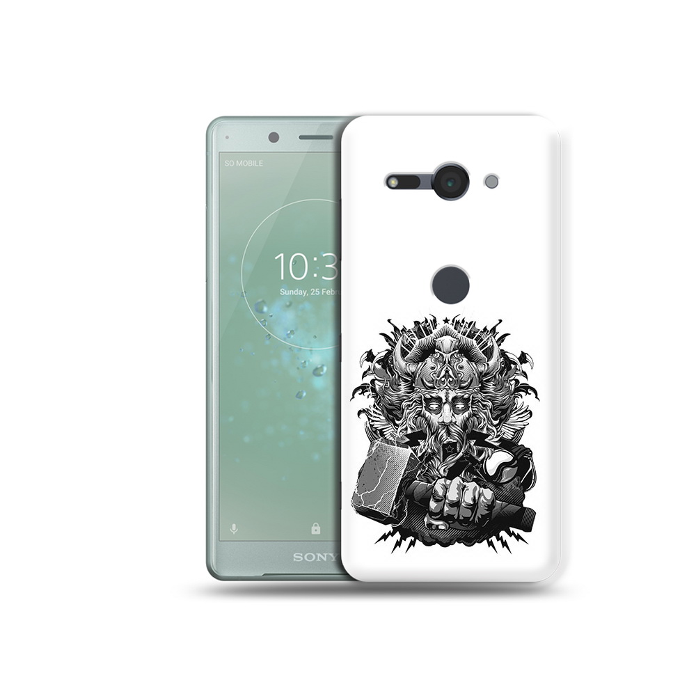 

Чехол MyPads Tocco для Sony Xperia XZ2 Compact злой тор, Прозрачный, Tocco