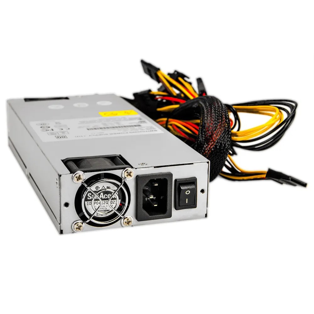 

Серверный блок питания Negorack NR 500W (NR-5011P-1M1), Серебристый, NR