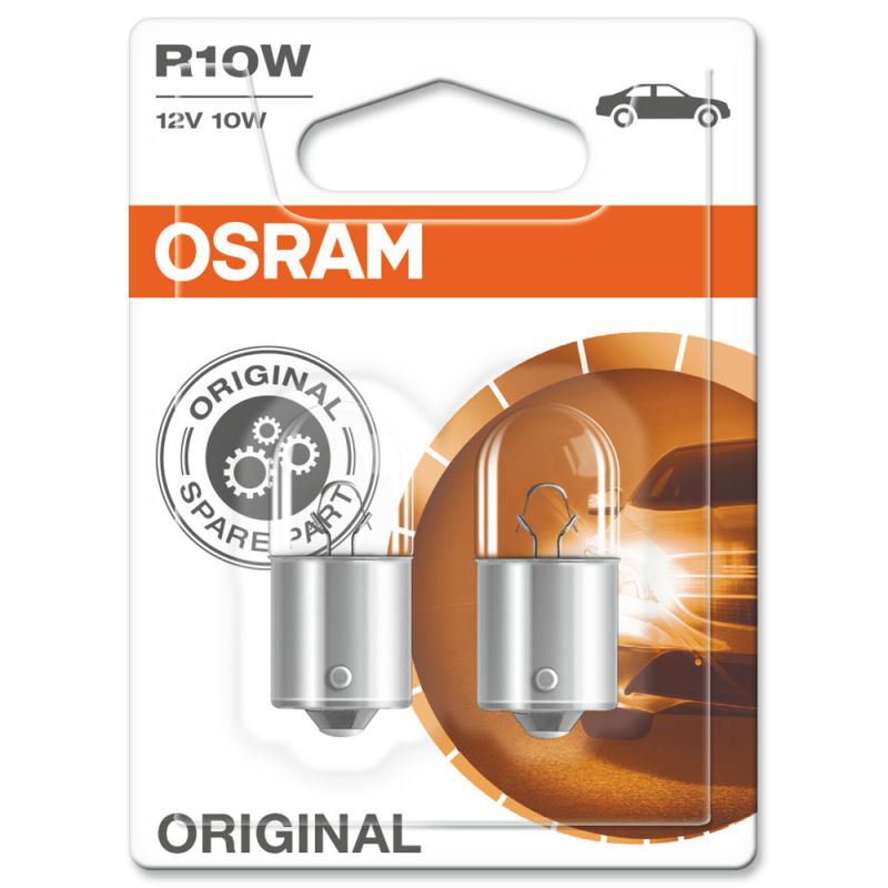 

Автолампа OSRAM R10W BA15s, 2 шт. 12V, 1,10 5008-02B