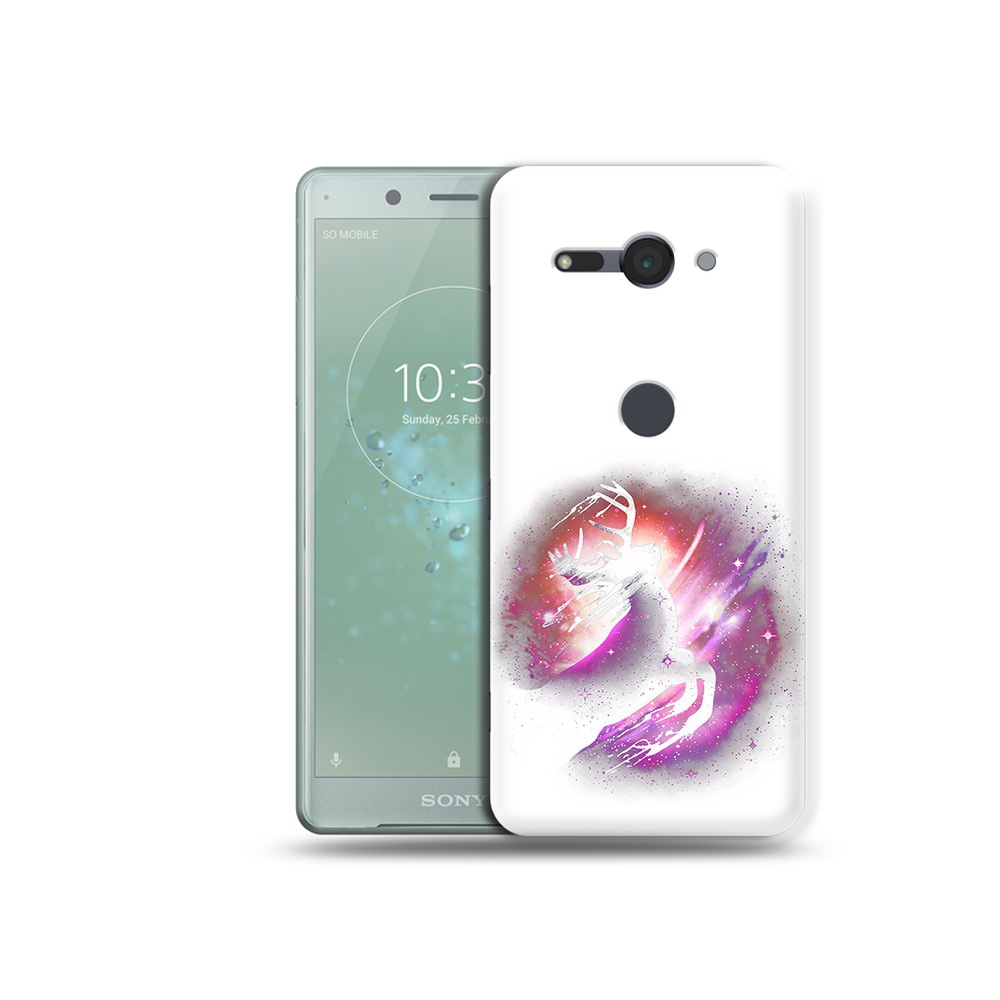 

Чехол MyPads Tocco для Sony Xperia XZ2 Compact звездный олень, Прозрачный, Tocco
