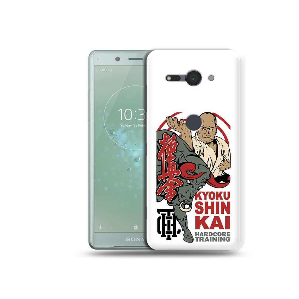 

Чехол MyPads Tocco для Sony Xperia XZ2 Compact единоборства рисунок, Прозрачный, Tocco