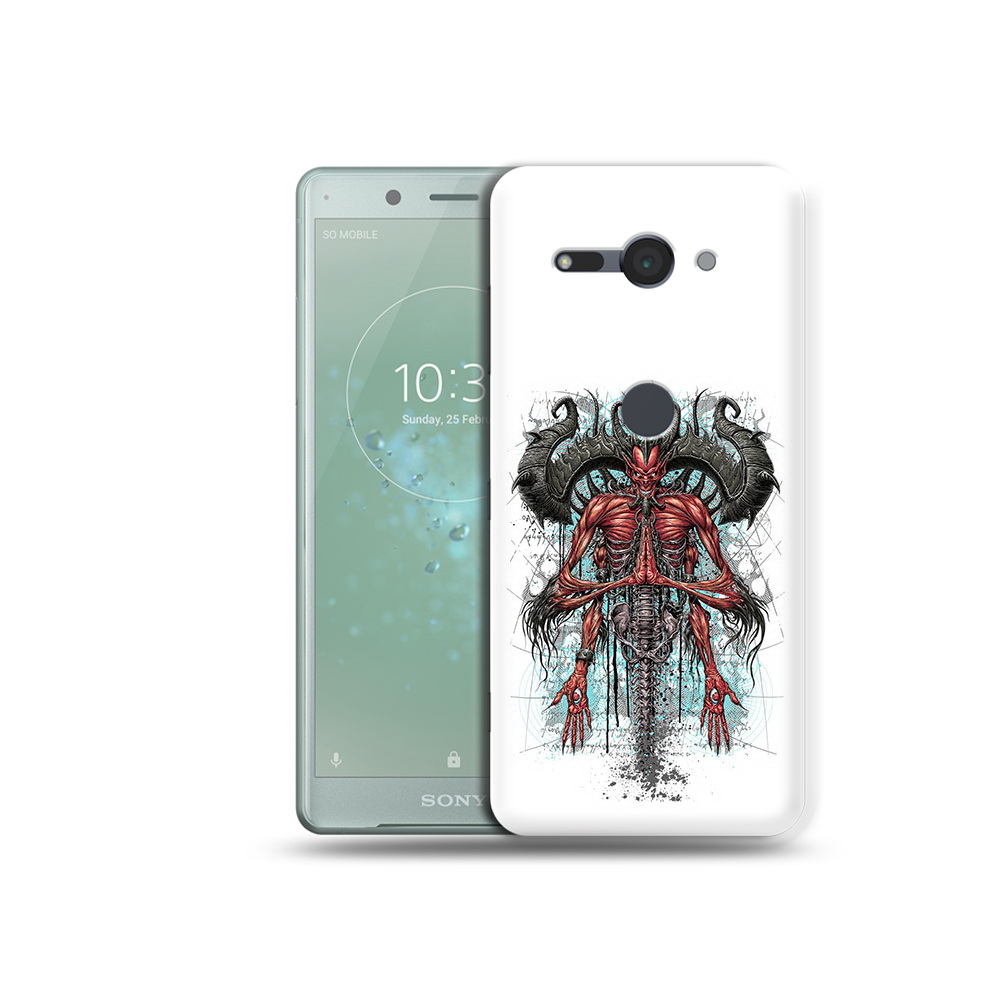 

Чехол MyPads Tocco для Sony Xperia XZ2 Compact дьявол, Прозрачный, Tocco
