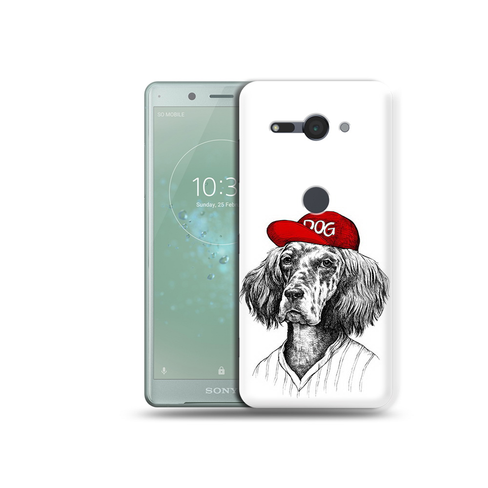 

Чехол MyPads Tocco для Sony Xperia XZ2 Compact дог, Прозрачный, Tocco