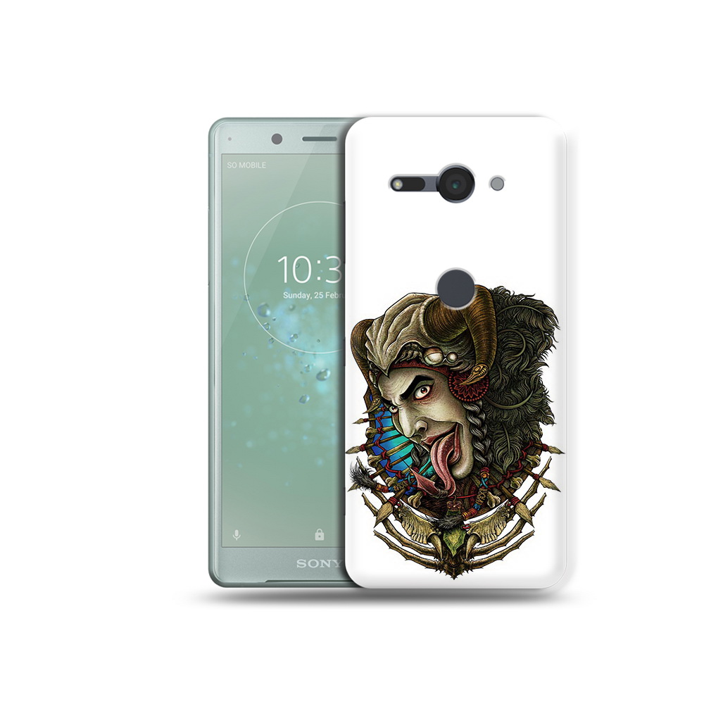 

Чехол MyPads Tocco для Sony Xperia XZ2 Compact длинный язык, Прозрачный, Tocco