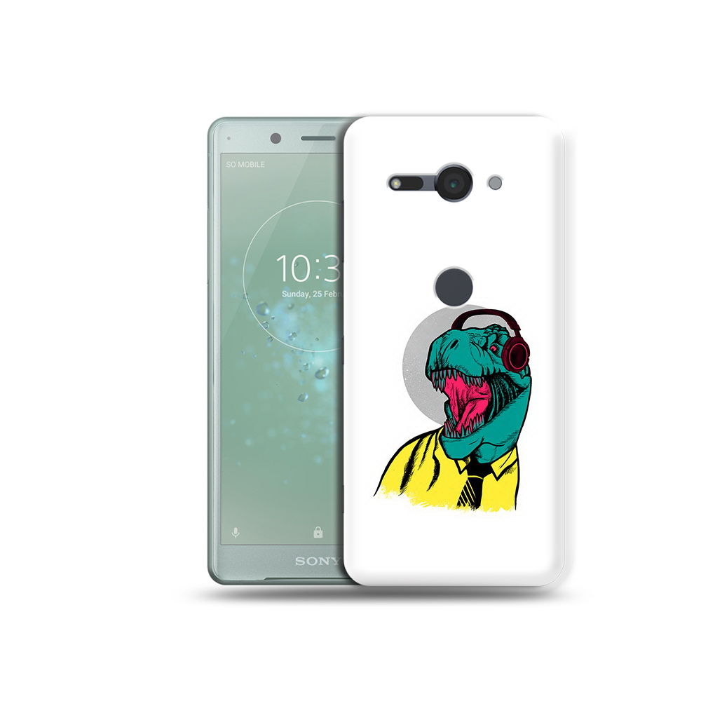 

Чехол MyPads Tocco для Sony Xperia XZ2 Compact дино, Прозрачный, Tocco